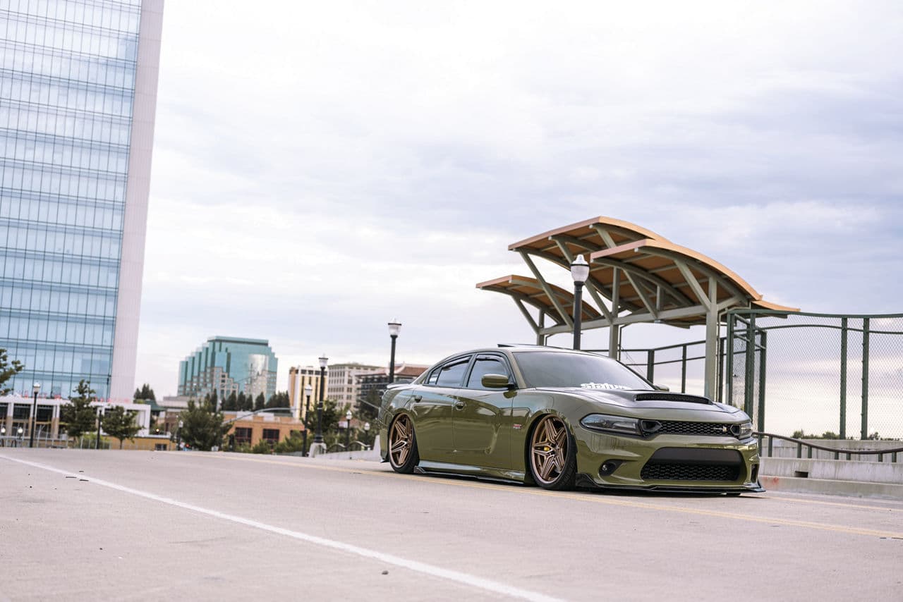 Interior of 2022 Dodge Charger with wheels