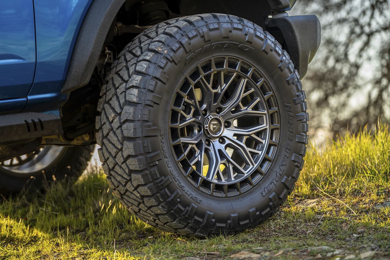 Interior of 2022 Ford Bronco with truck suv wheels
