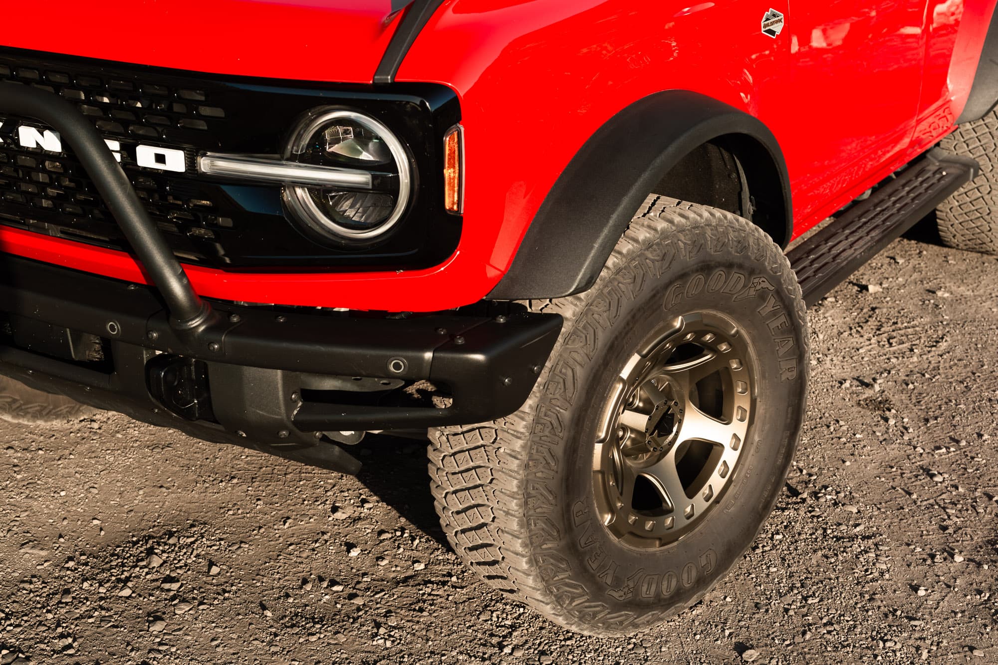 2022 Ford Bronco — wheels, interior