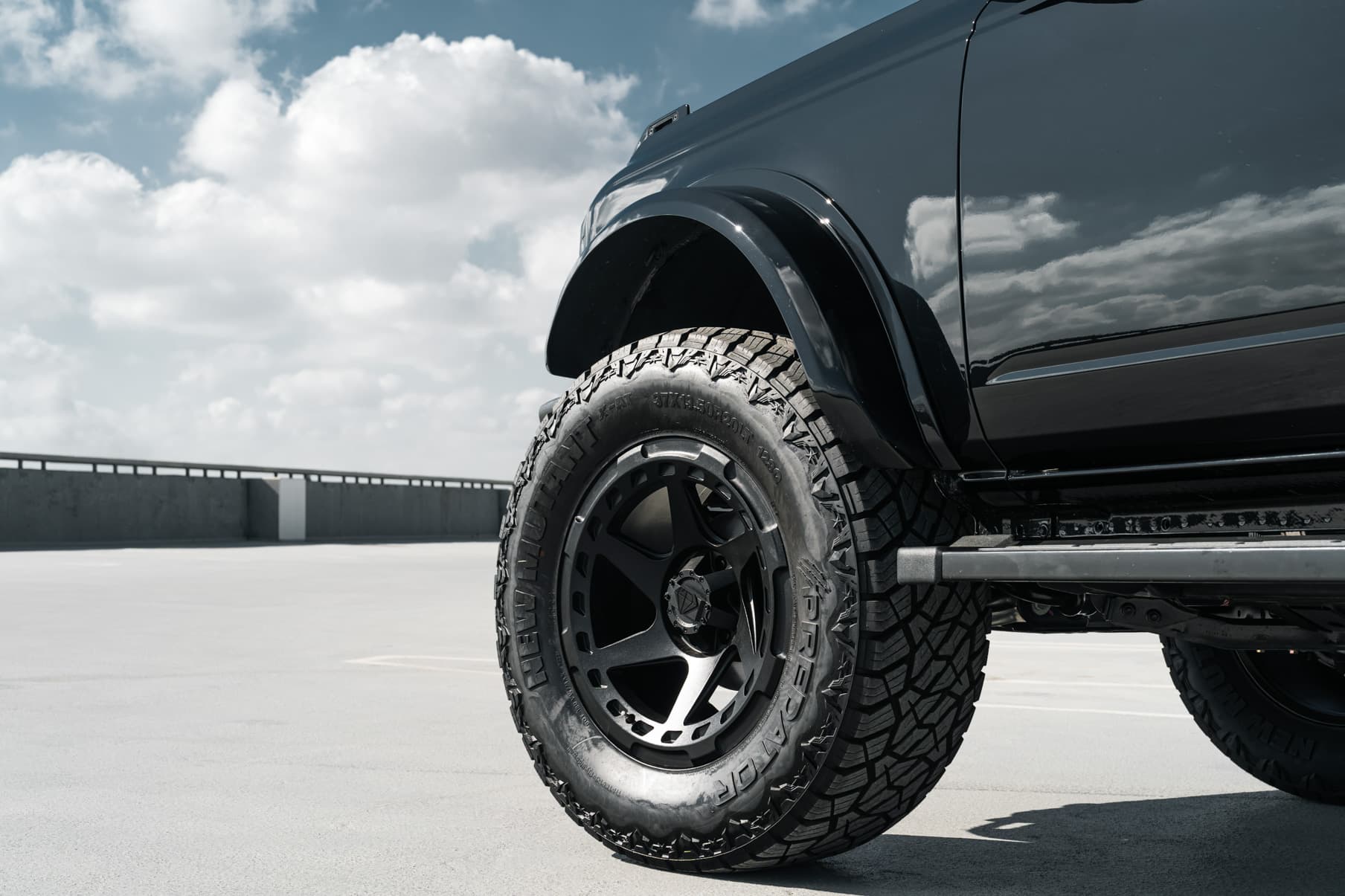 2022 Ford Bronco — wheels, rear view