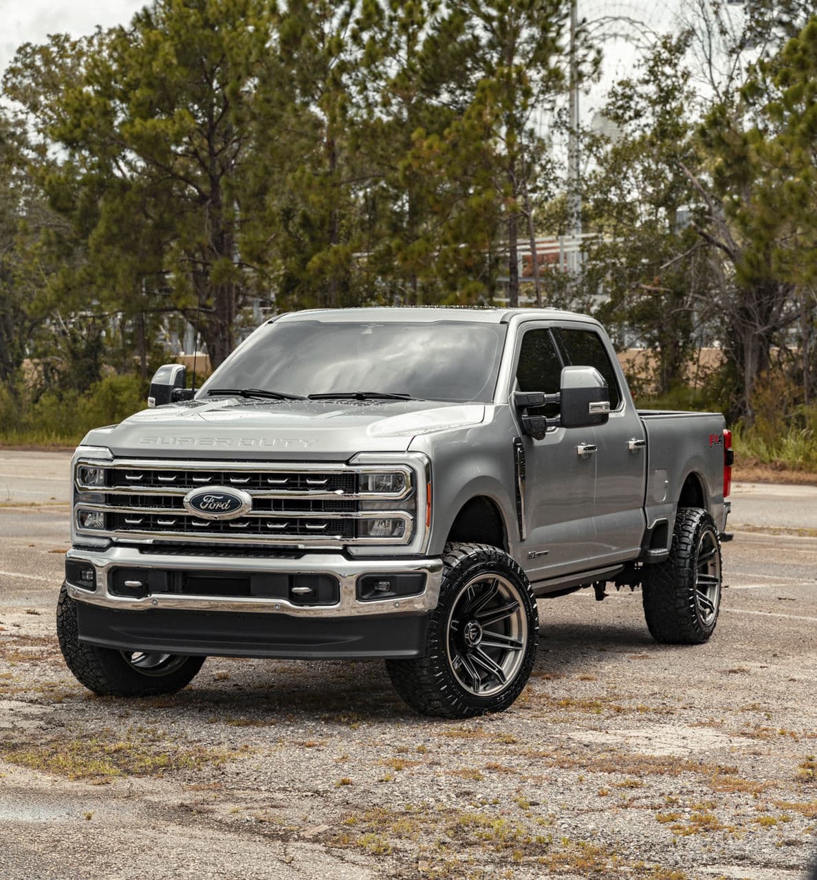 Interior of 2022 Ford F250 with truck suv wheels