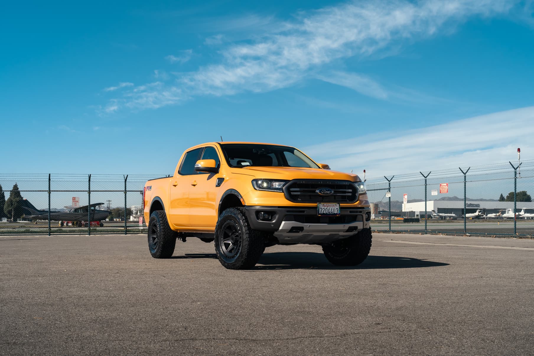 2022 Ford Ranger Lariat — custom build, side profile