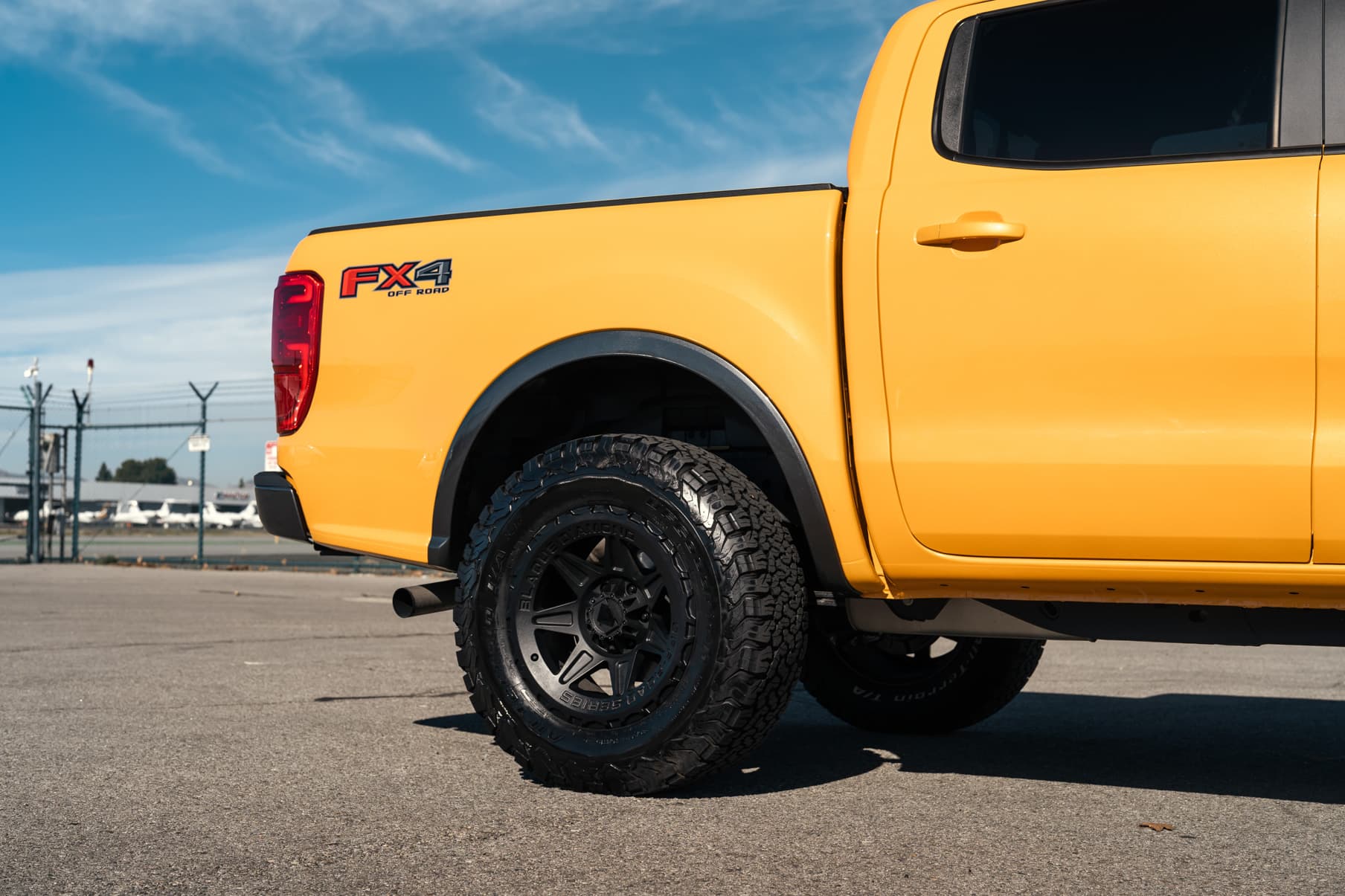 2022 Ford Ranger Lariat — custom build, rear view