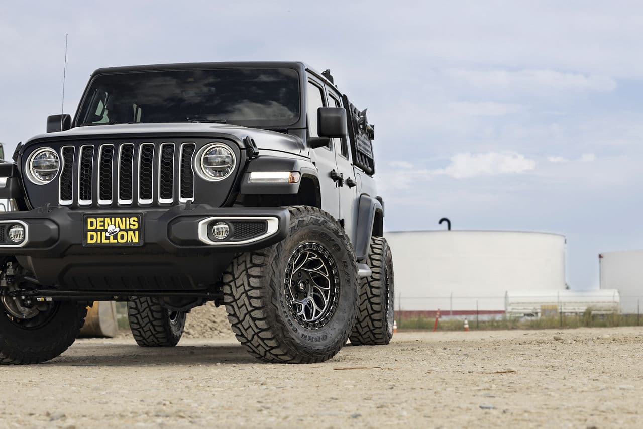 Interior of 2022 Jeep Gladiator with truck suv wheels