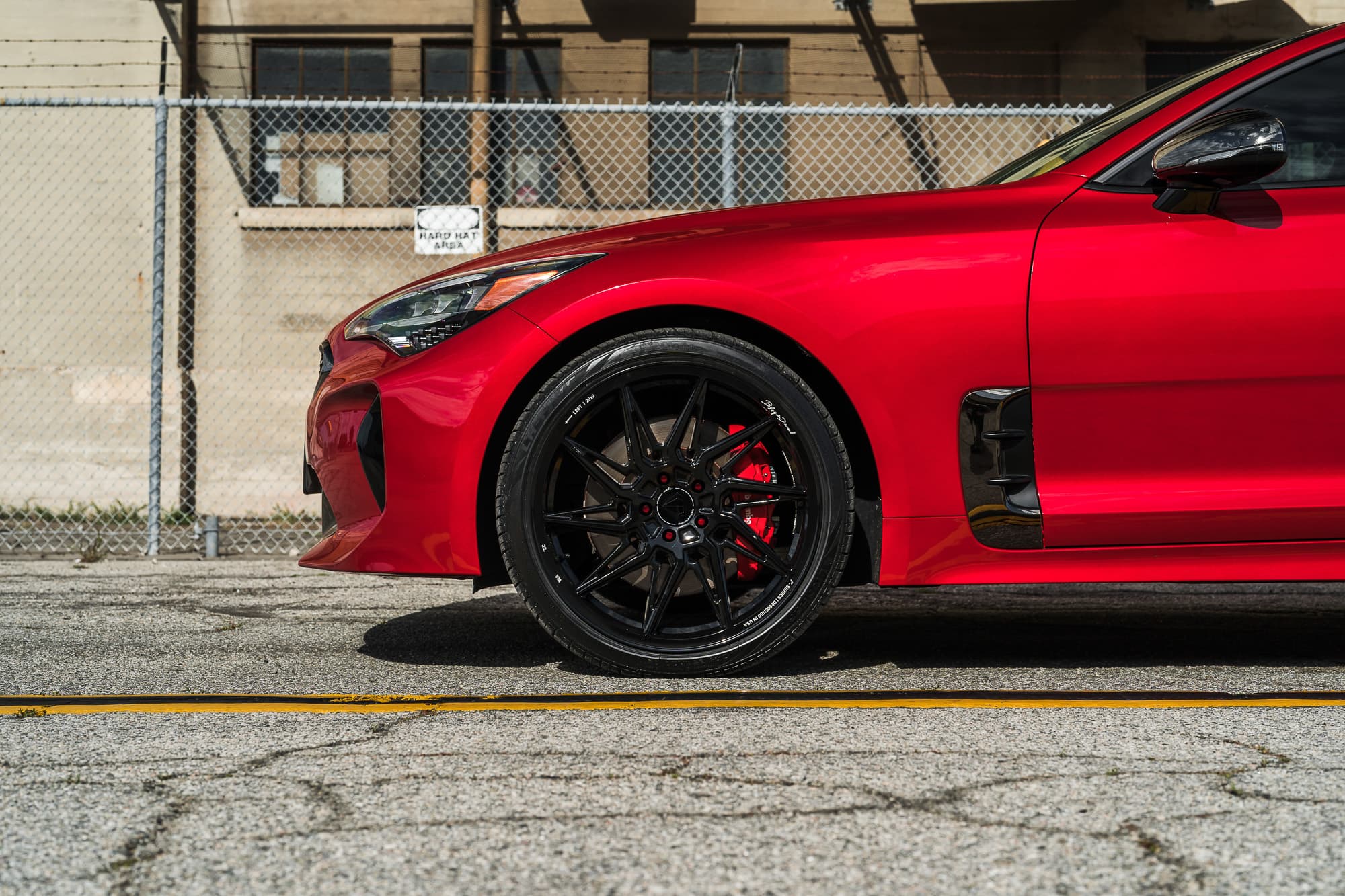 2022 Kia Stinger GT — truck suv wheels, detail view
