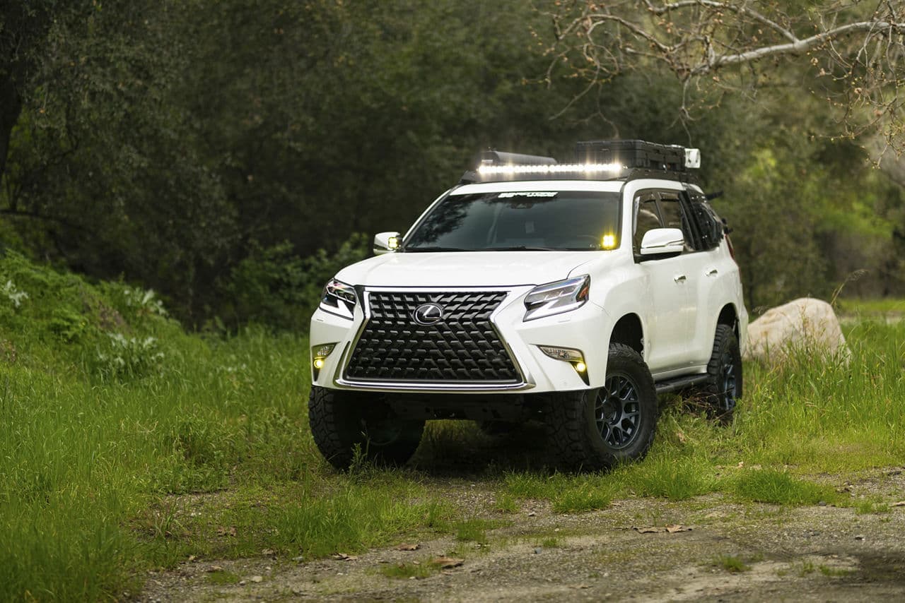 Rear view of 2022 Lexus GX460 with wheels