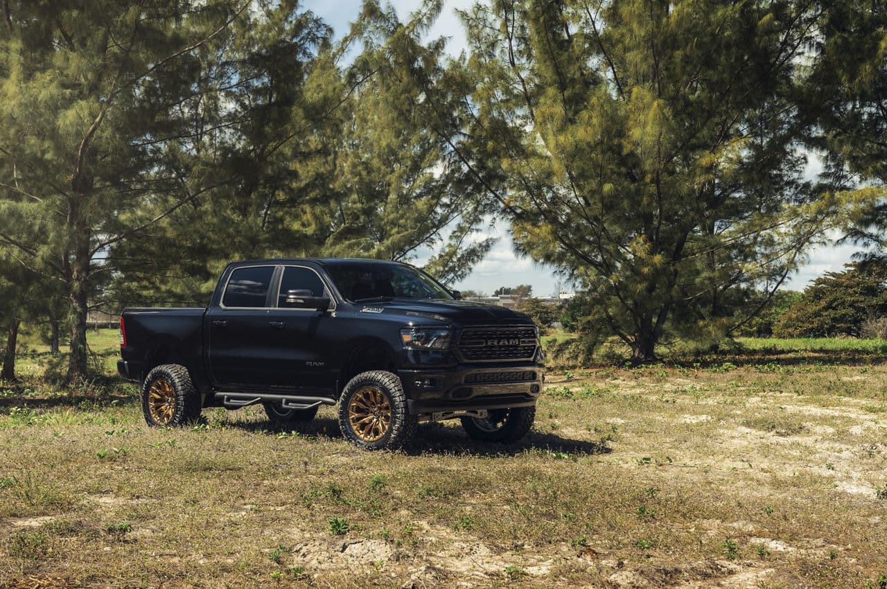 Front view of 2022 Ram 1500 TRX with truck suv wheels