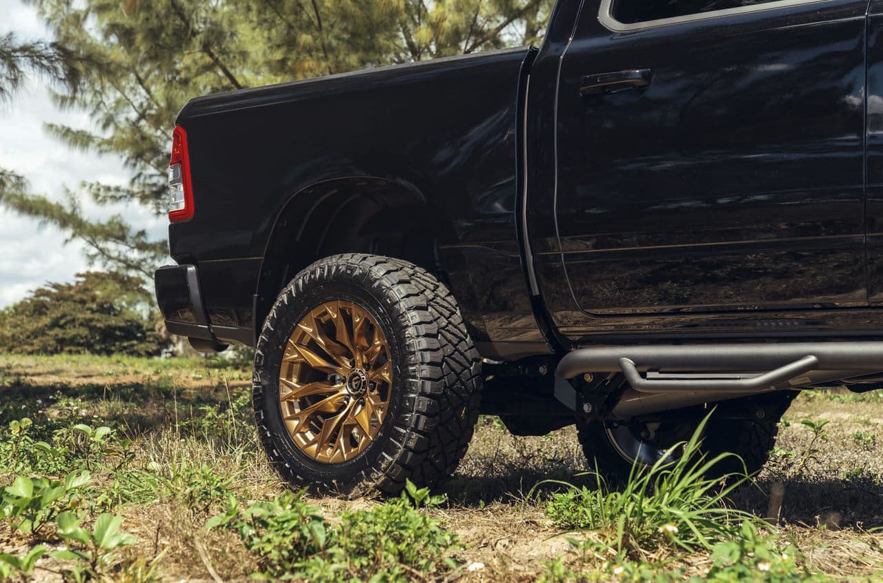Interior of 2022 Ram 1500 TRX with truck suv wheels