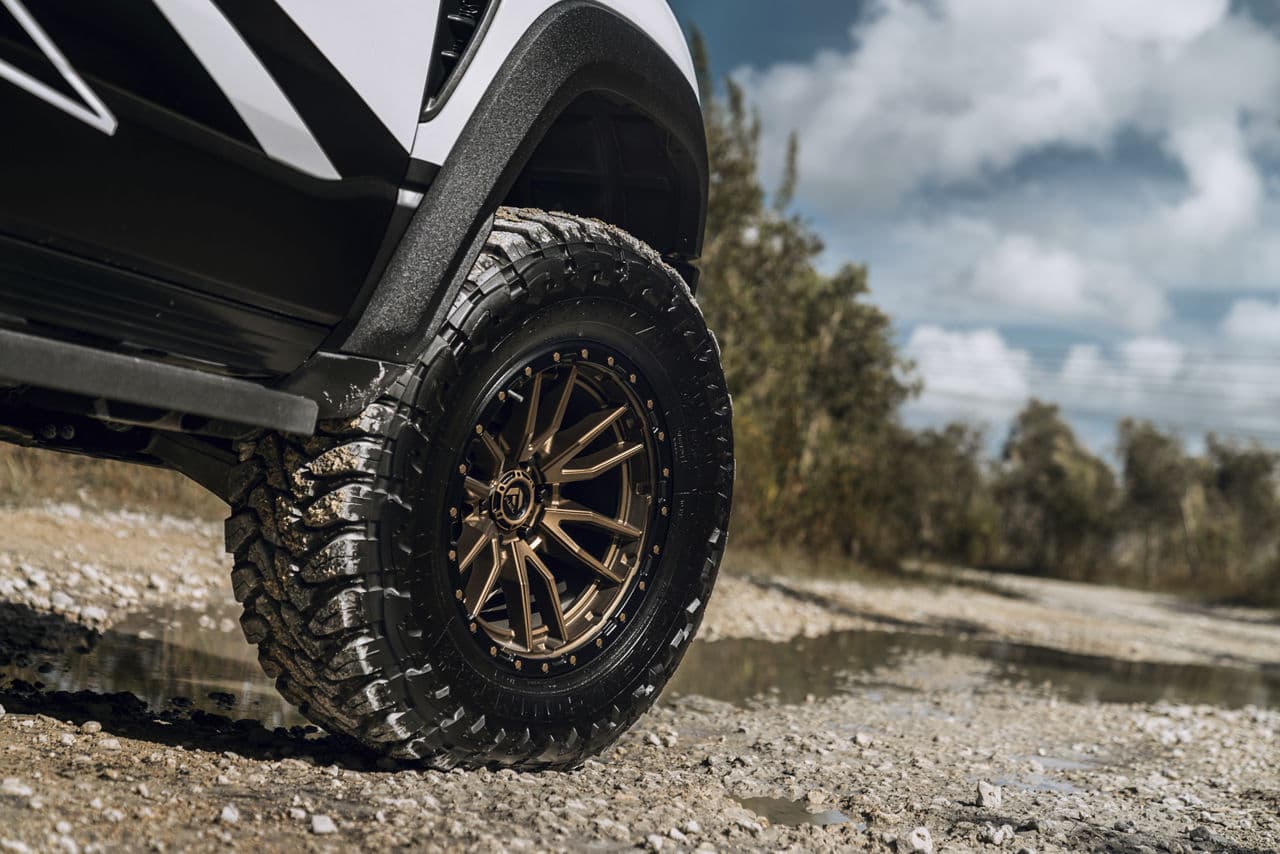 Interior of 2022 Ram TRX 6X6 with truck suv wheels