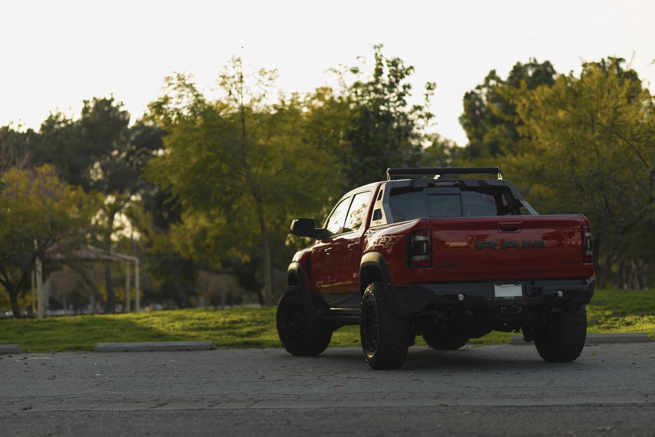 Detail view of 2022 Ram TRX with wheels