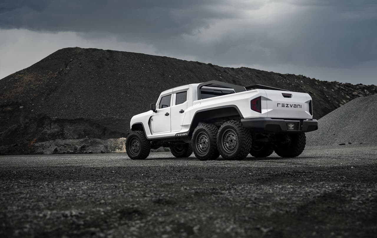 Front view of 2022 Rezvani Hercules with wheels