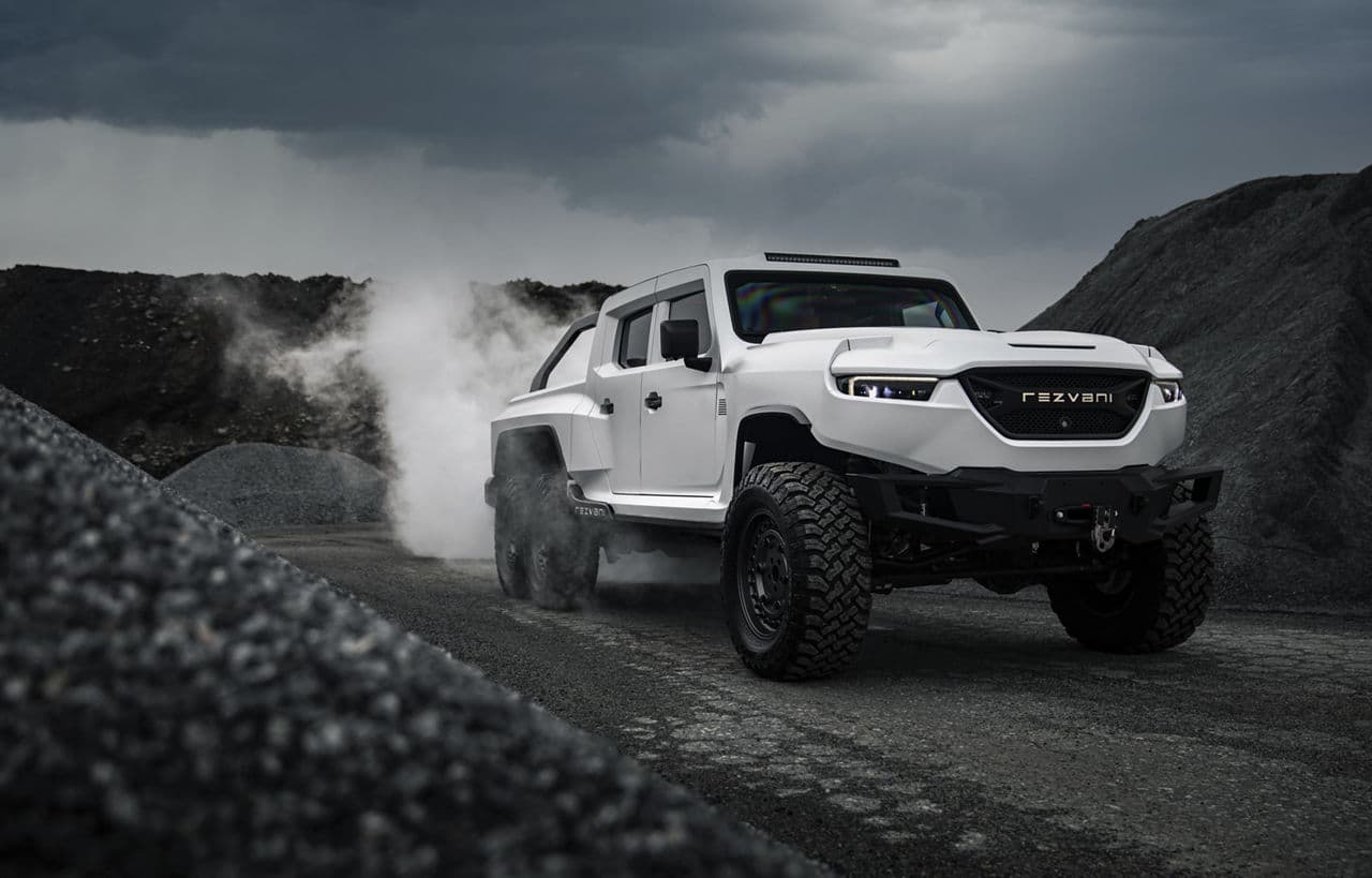 Interior of 2022 Rezvani Hercules with wheels