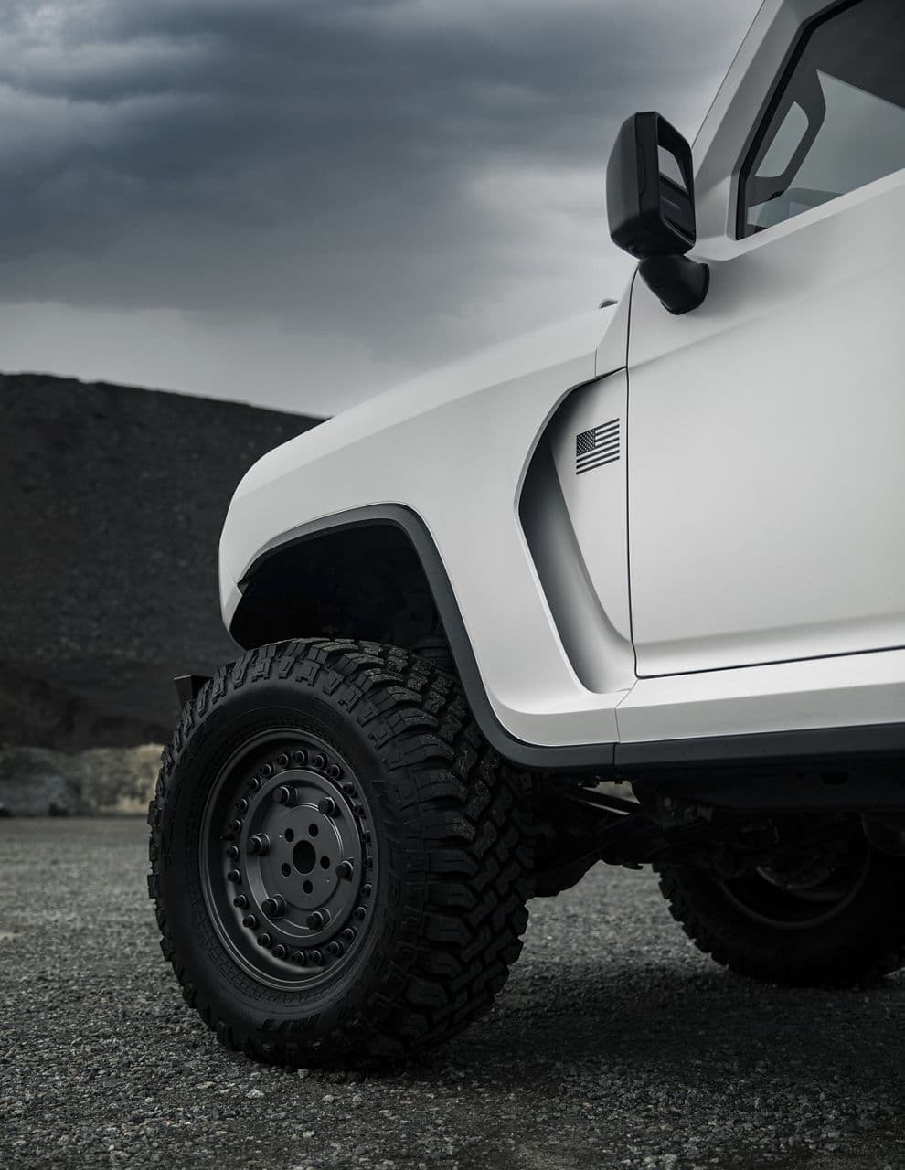 Detail view of 2022 Rezvani Hercules with wheels