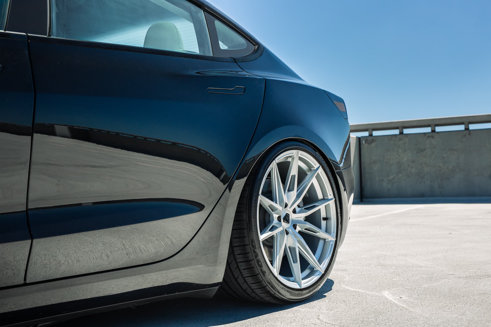 2022 Tesla Model 3 — vehicle wraps, detail view