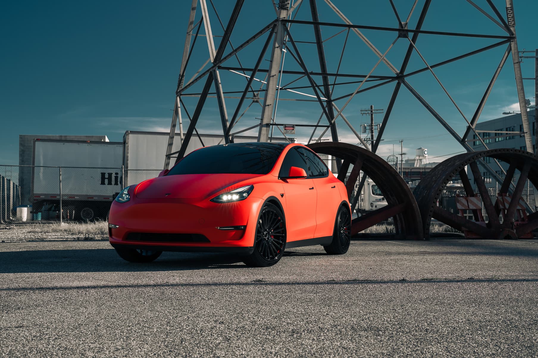 2022 Tesla Model Y — wheels, detail view