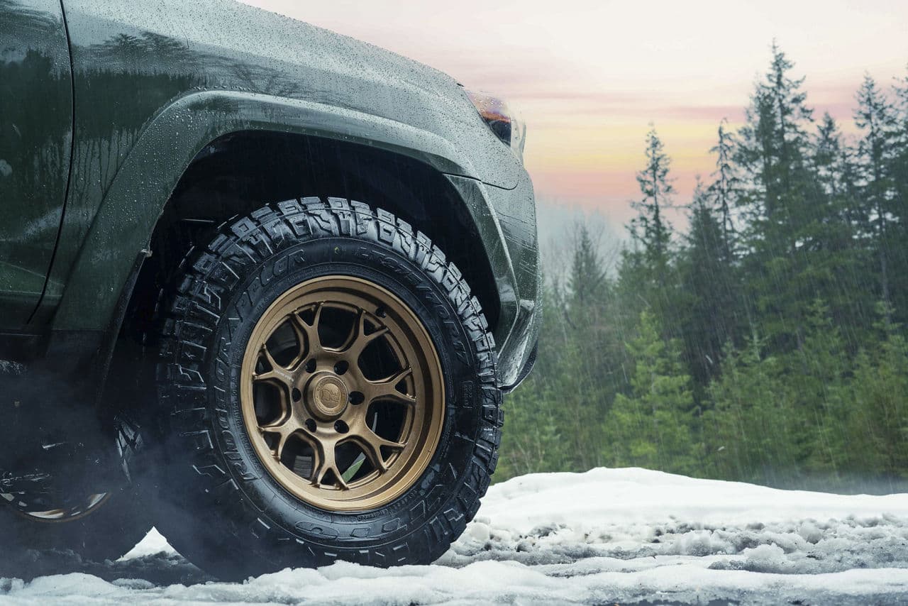 Interior of 2022 Toyota 4Runner with truck suv wheels