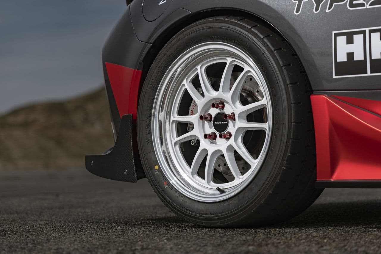Detail view of 2022 Toyota GR86 with wheels