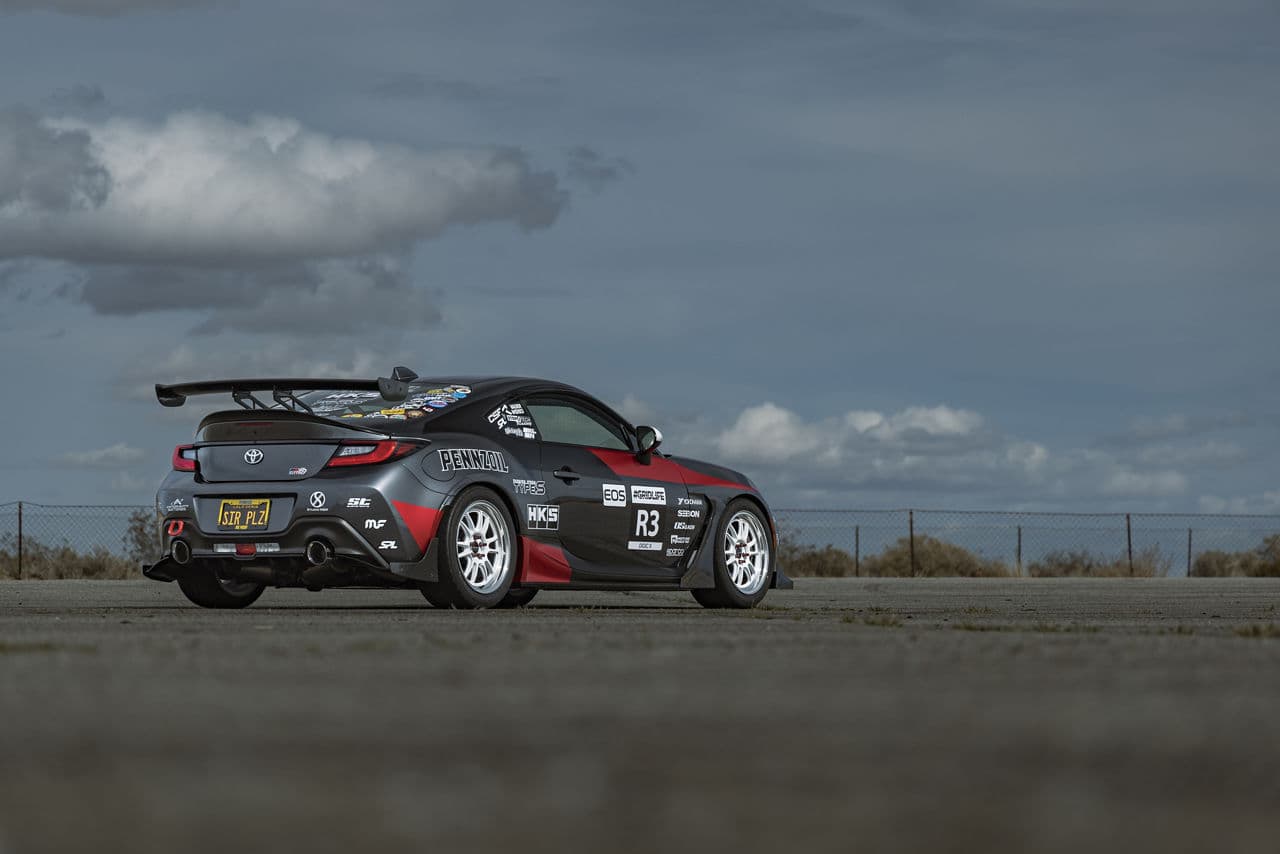 Rear view of 2022 Toyota GR86 with wheels