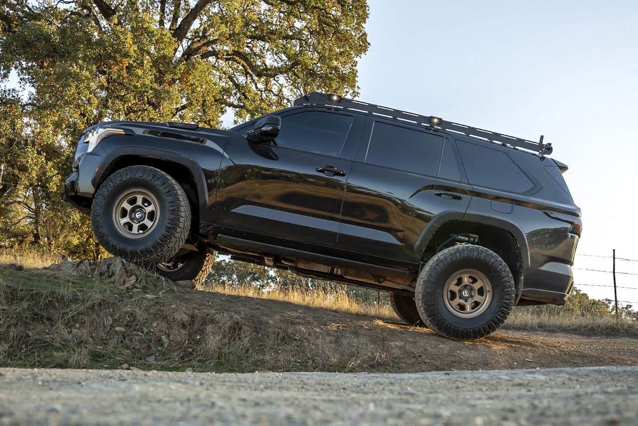Interior of 2022 Toyota Sequoia with truck suv wheels