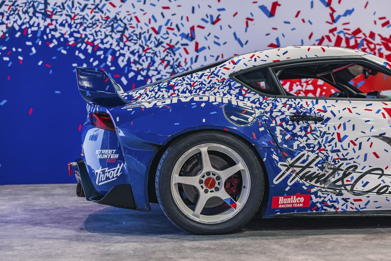 Detail view of 2022 Toyota Supra with wheels