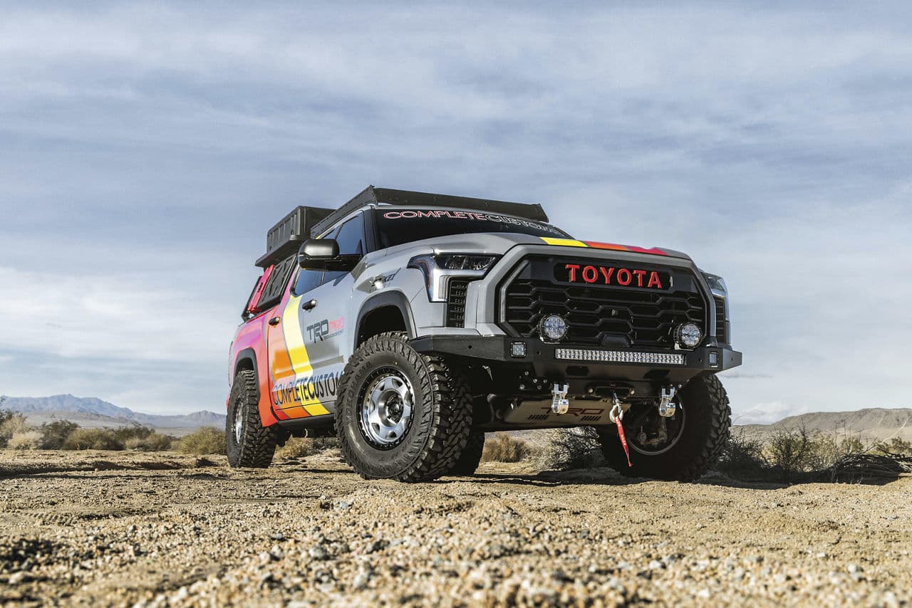 Interior of 2022 Toyota Tundra with truck suv wheels