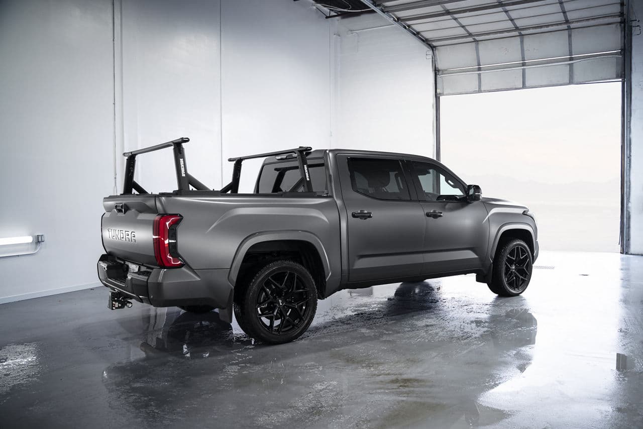 Front view of 2022 Toyota Tundra with wheels