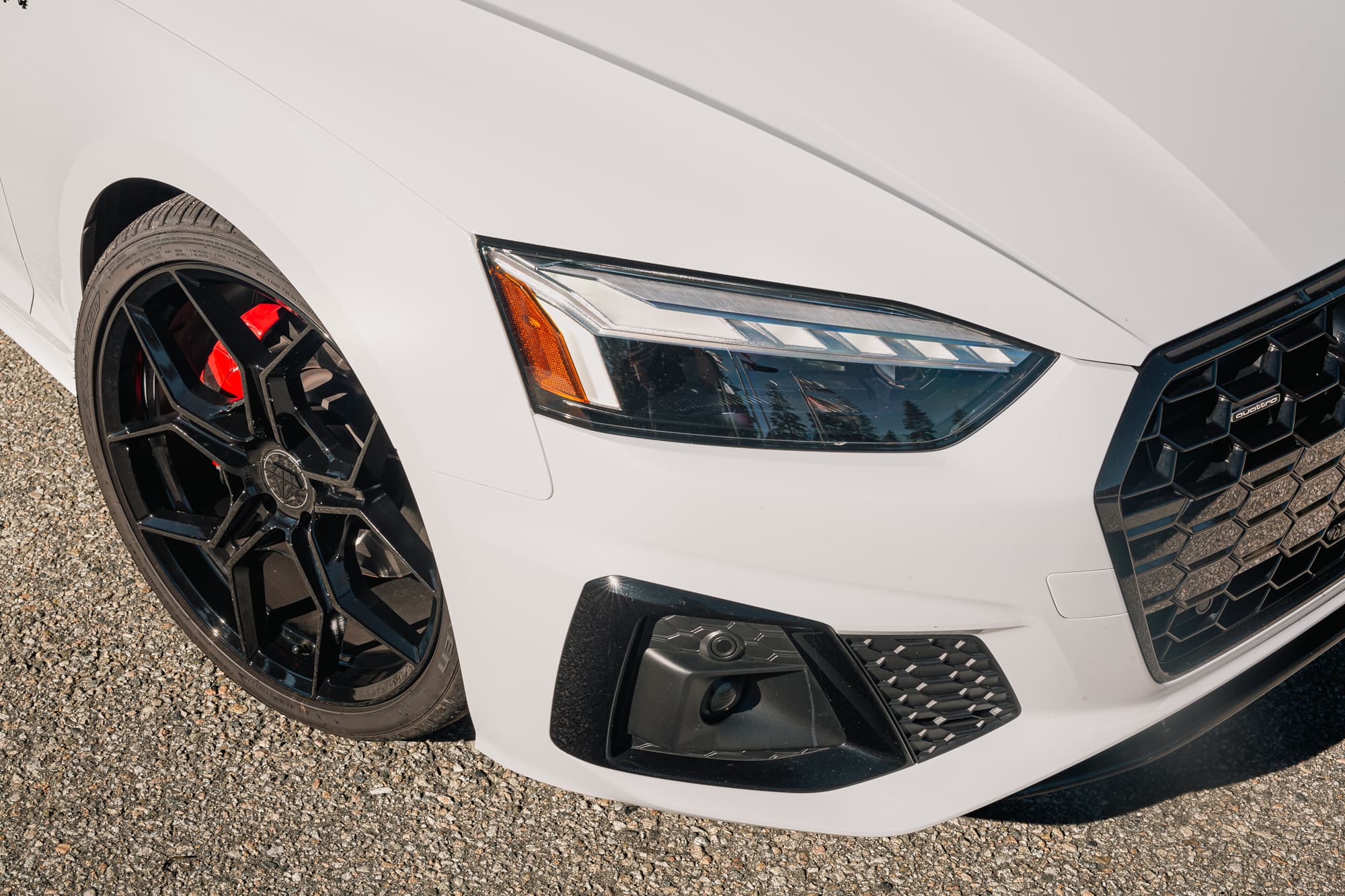 2023 Audi A5 S-Line — air ride suspension, rear view