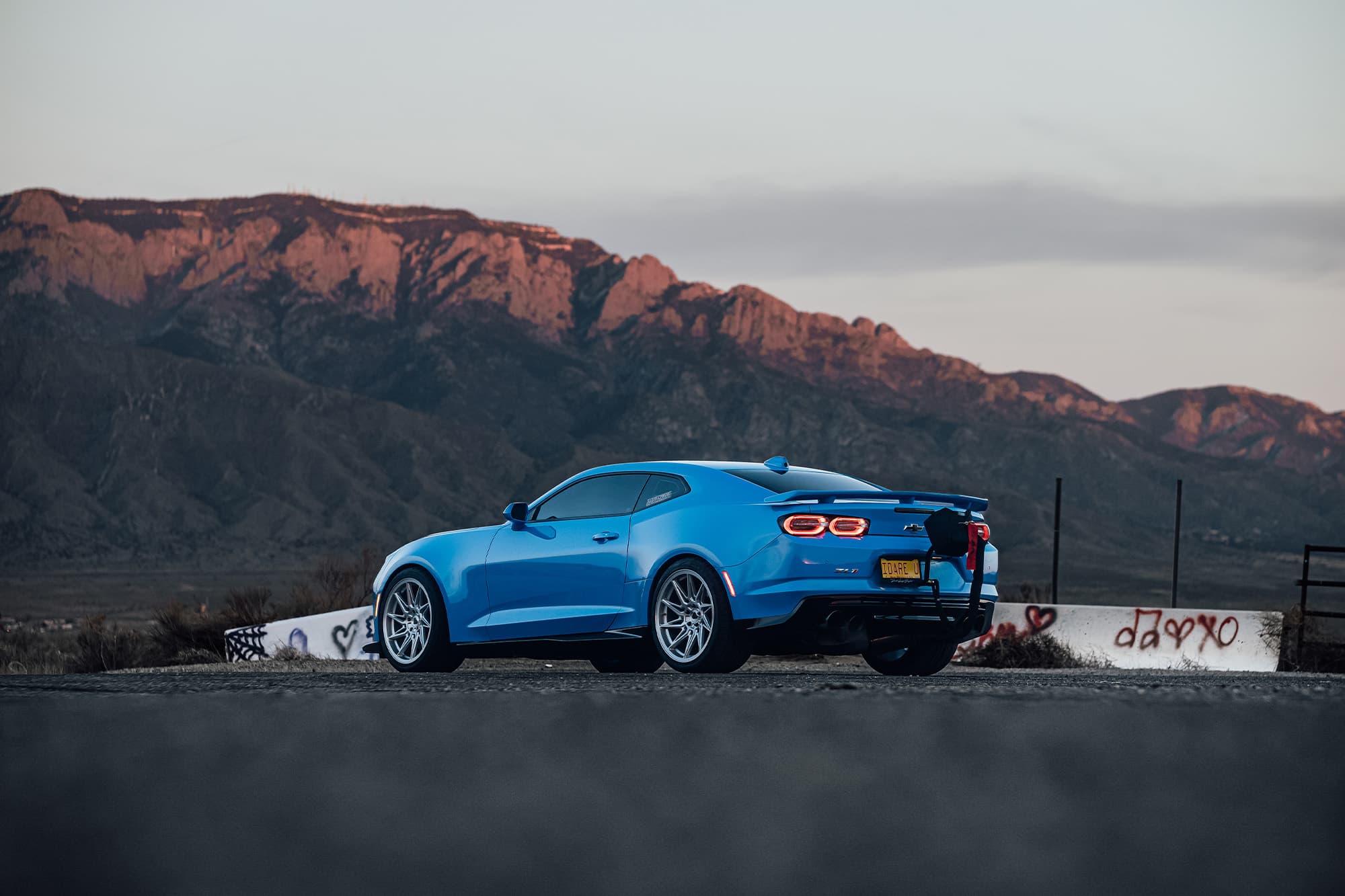 2023 Chevrolet Camaro ZL1 — lowering springs, side profile