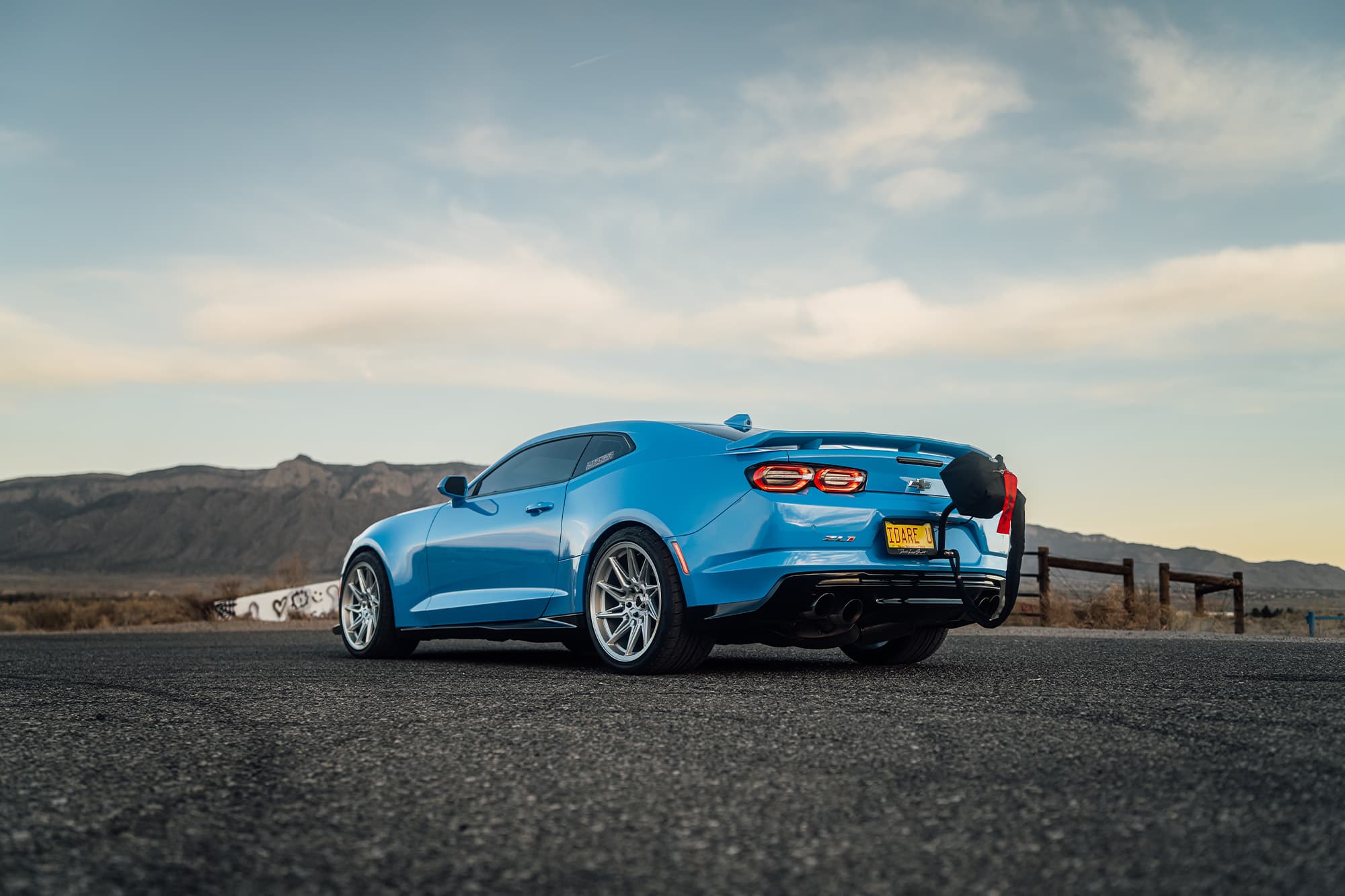 2023 Chevrolet Camaro ZL1 — lowering springs, detail view