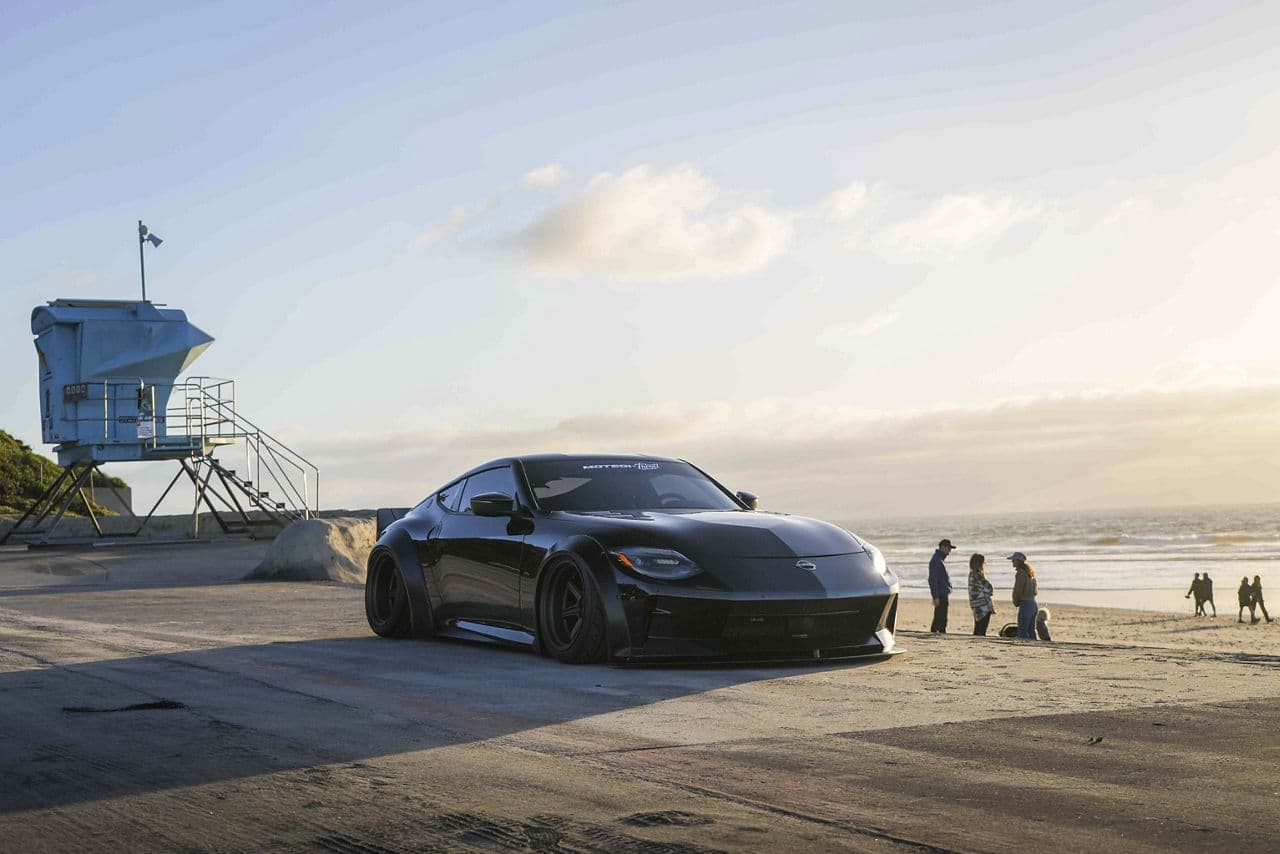 Front view of 2023 Nissan Z with wheels