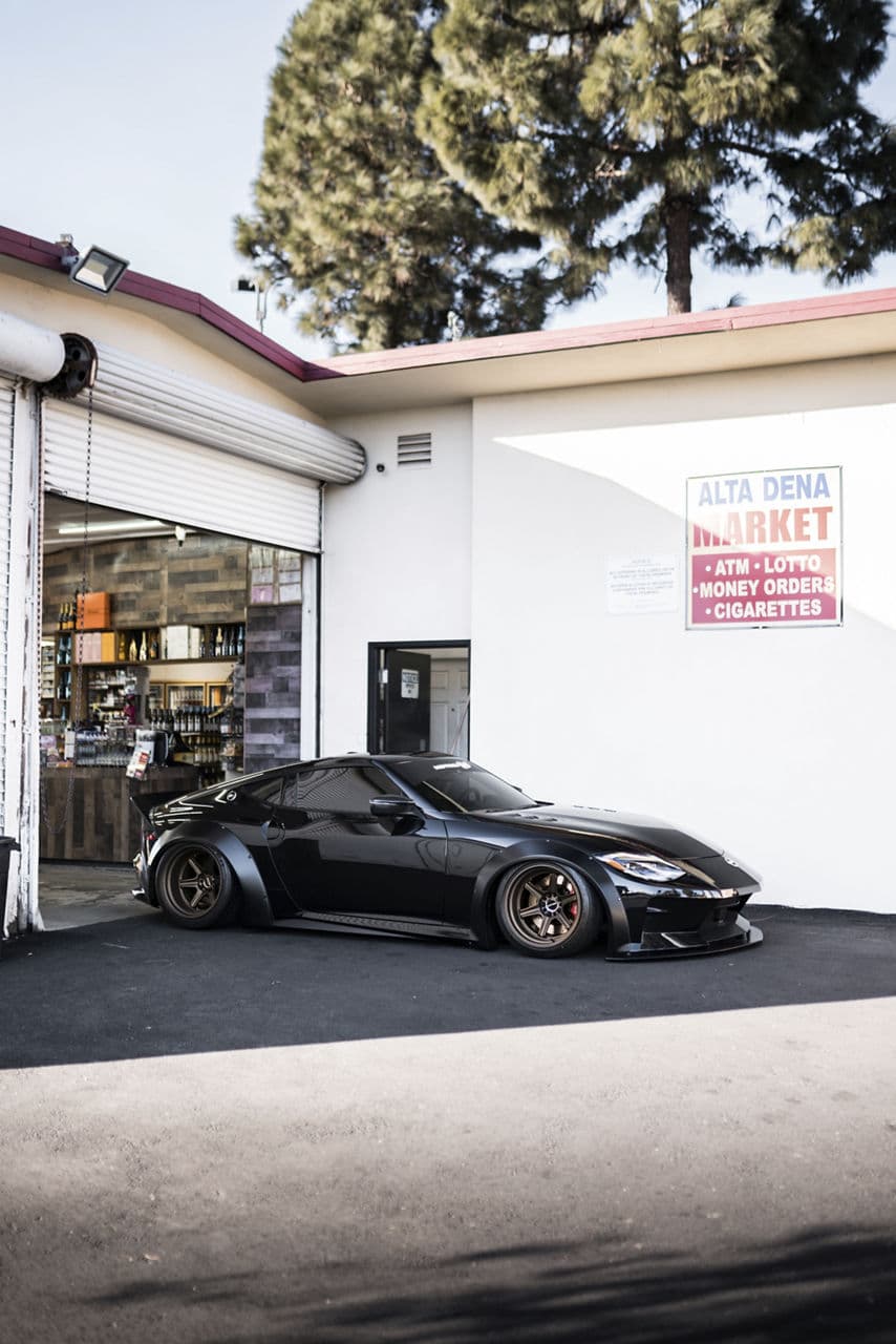 Front view of 2023 Nissan Z with wheels