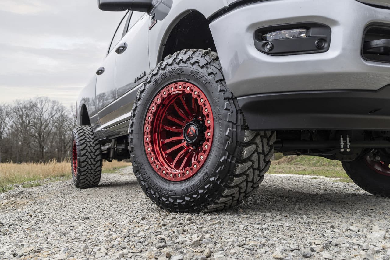 Detail view of 2023 Ram 2500 with wheels