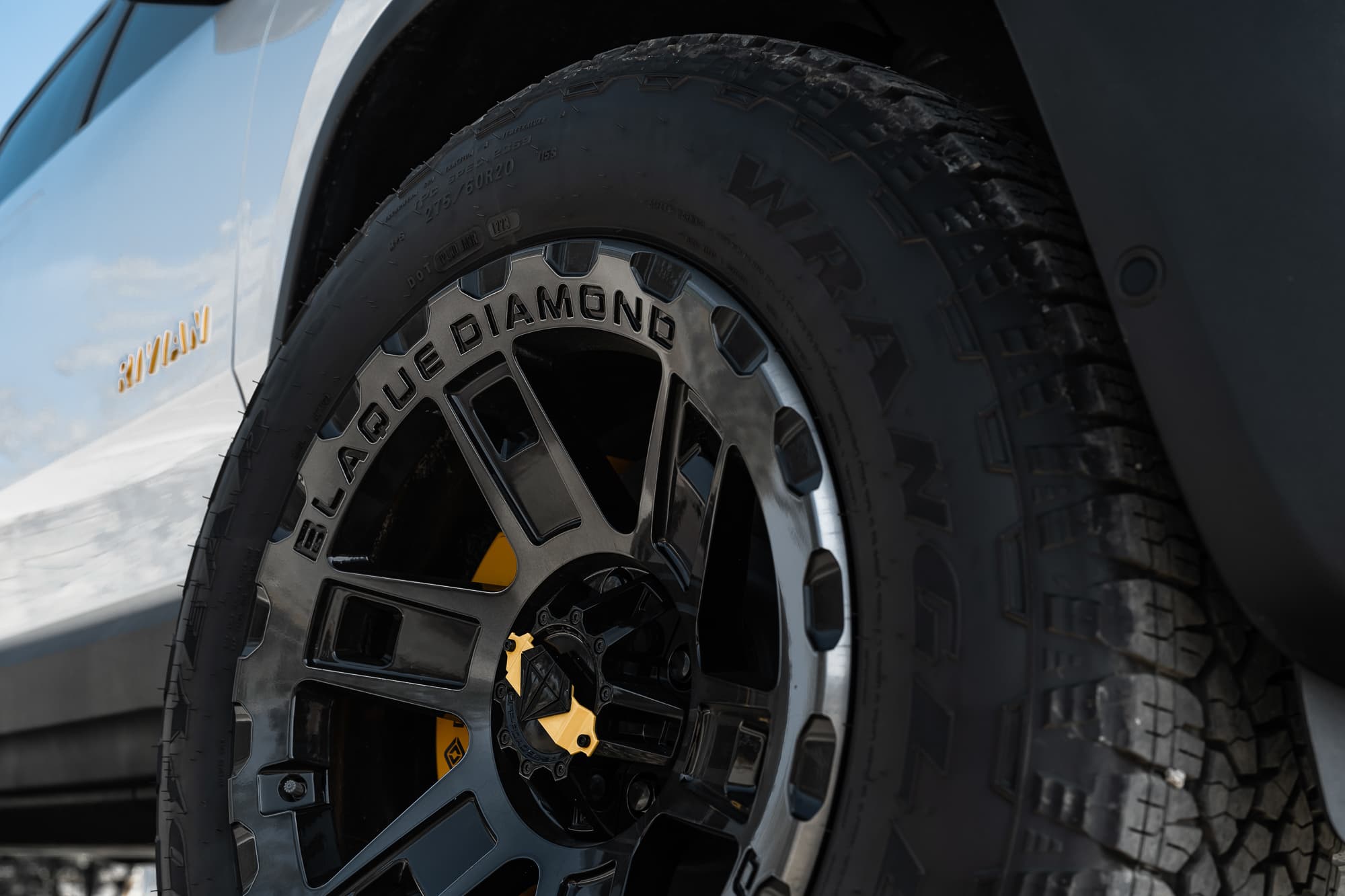 2023 Rivian R1T — custom build, side profile