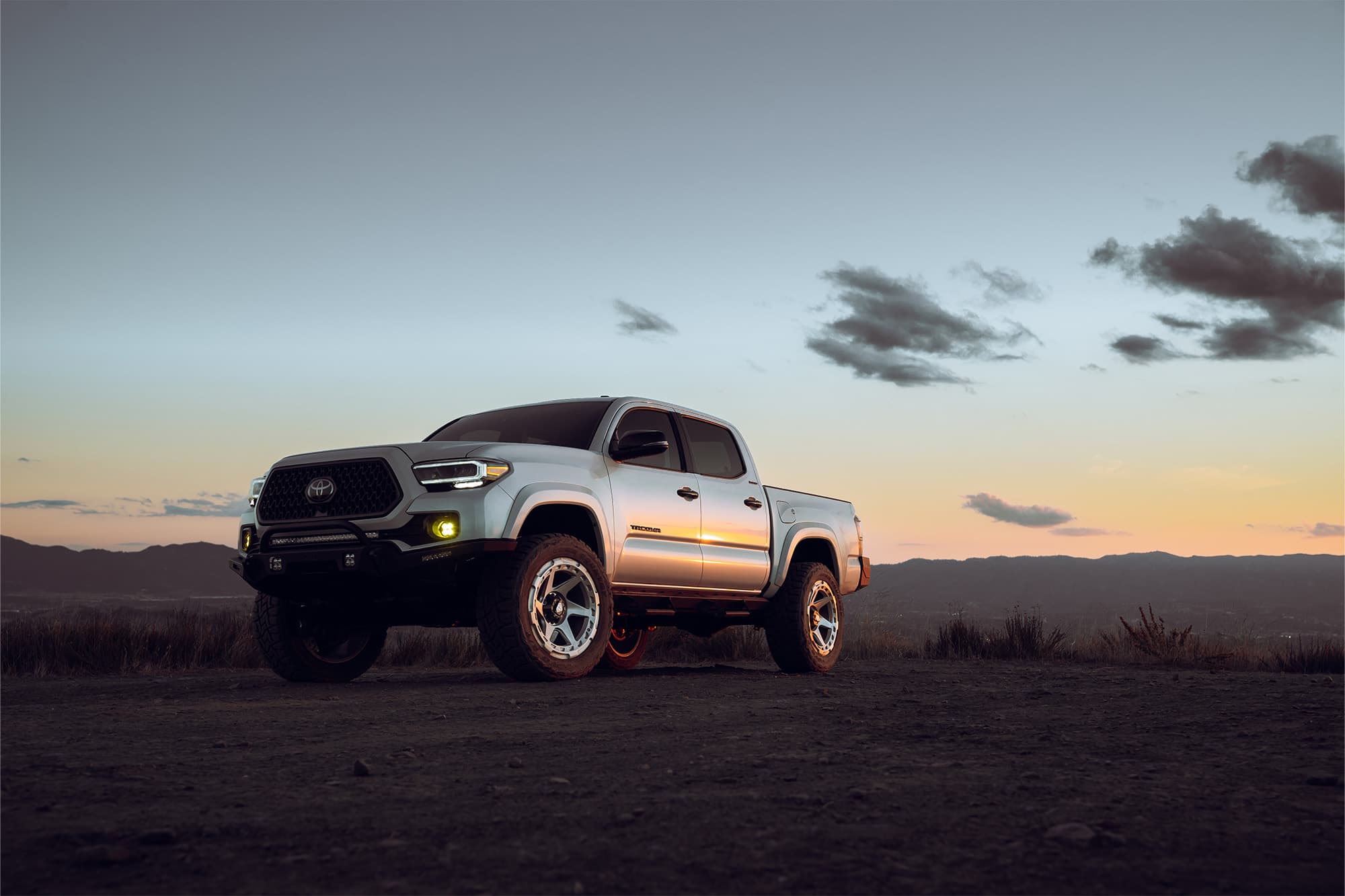 2023 Toyota Tacoma — custom build, rear view