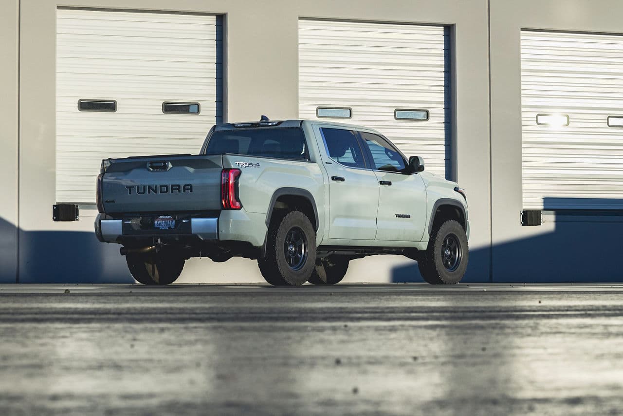 Interior of 2023 Toyota Tundra with truck suv wheels