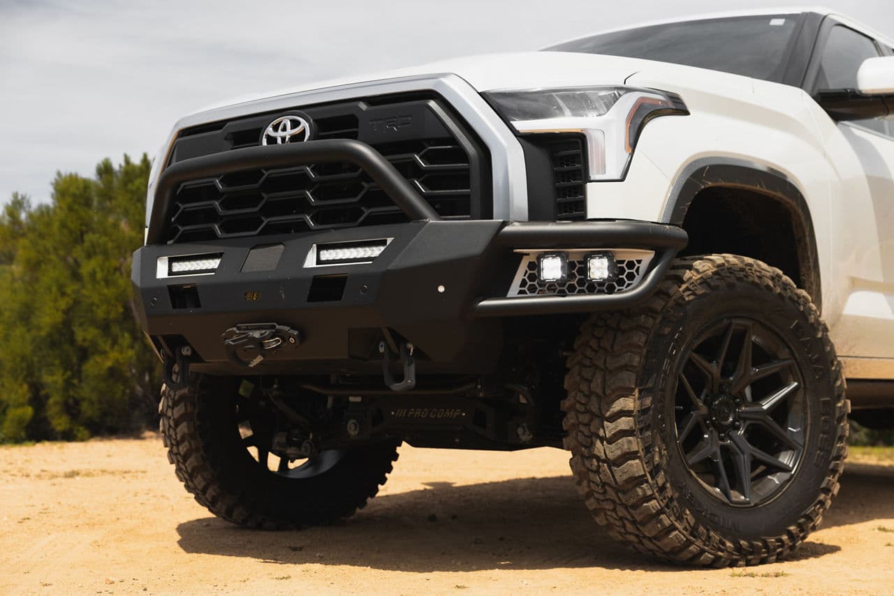 Detail view of 2023 Toyota Tundra with wheels