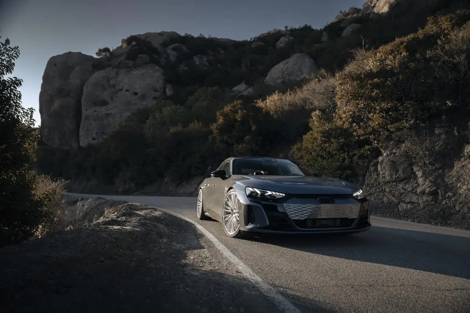 2024 Audi E-Tron GT RS — wheels, front view
