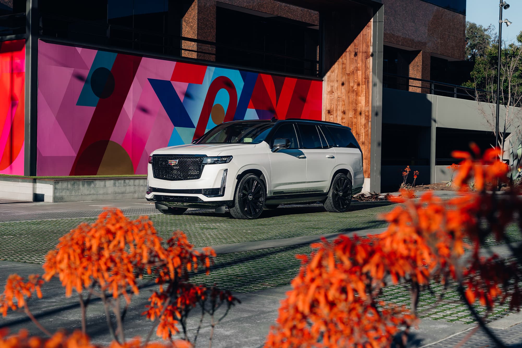 2024 Cadillac Escalade — coilovers, interior