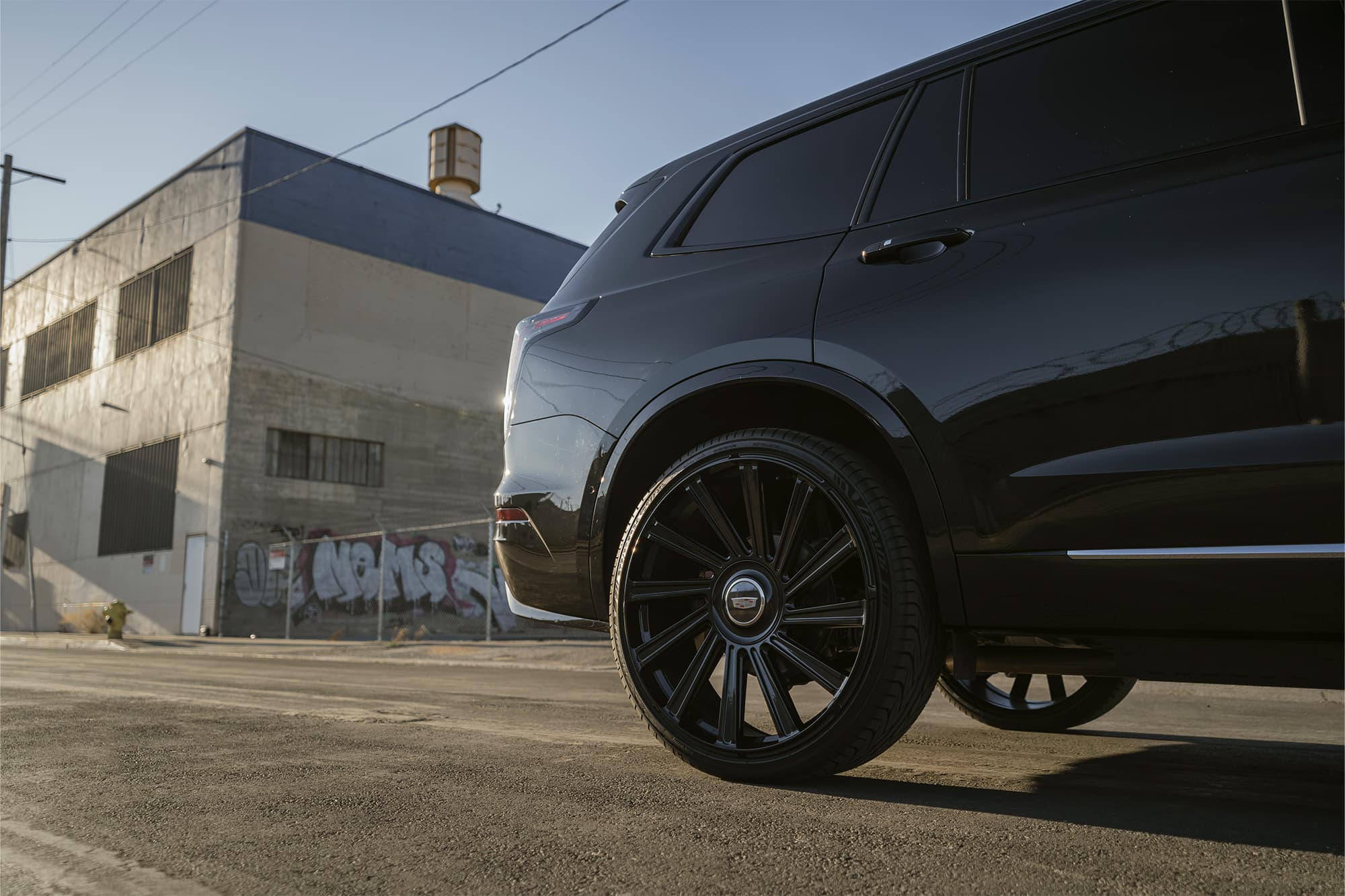 2024 Cadillac XT6 — wheels, rear view