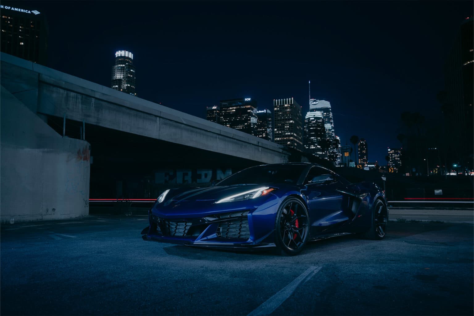 2024 Chevrolet Corvette Z06 — tuner wheels, front view