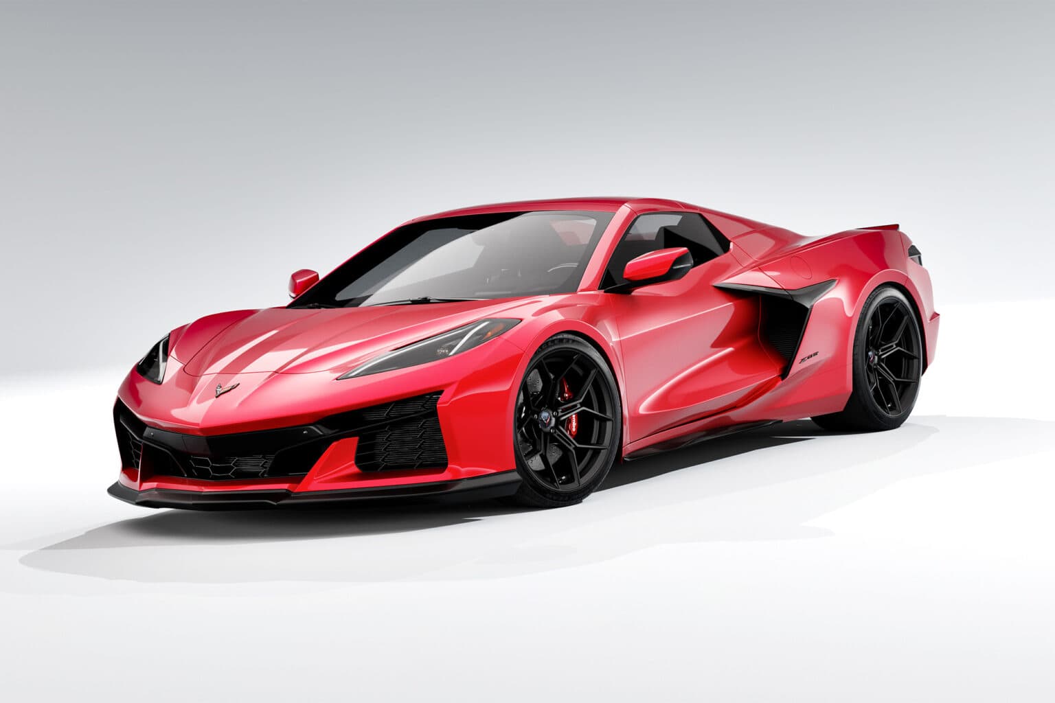 2024 Chevrolet Corvette Z06 — wheels, front view