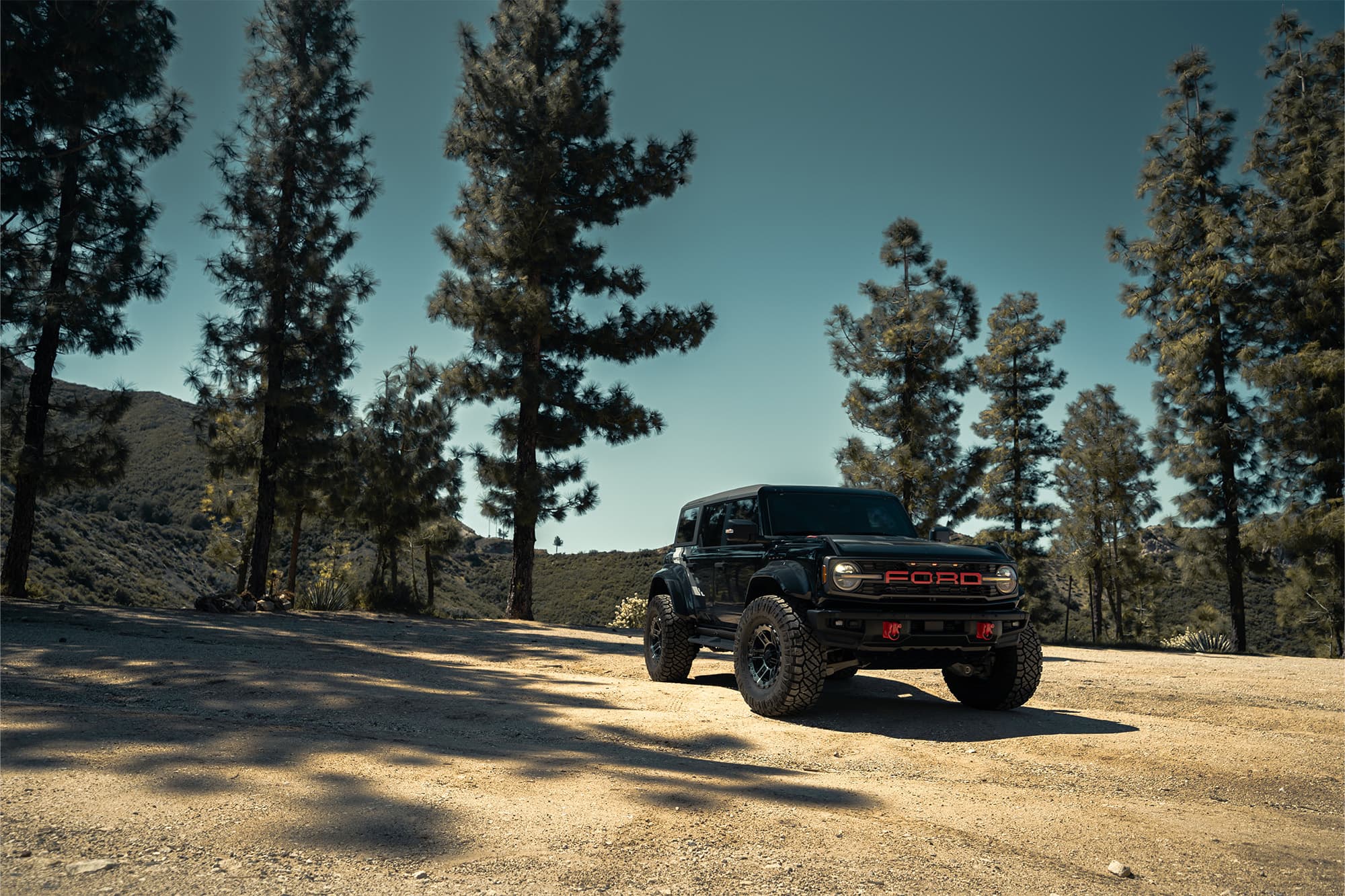 2024 Ford Bronco Raptor — air ride suspension, detail view