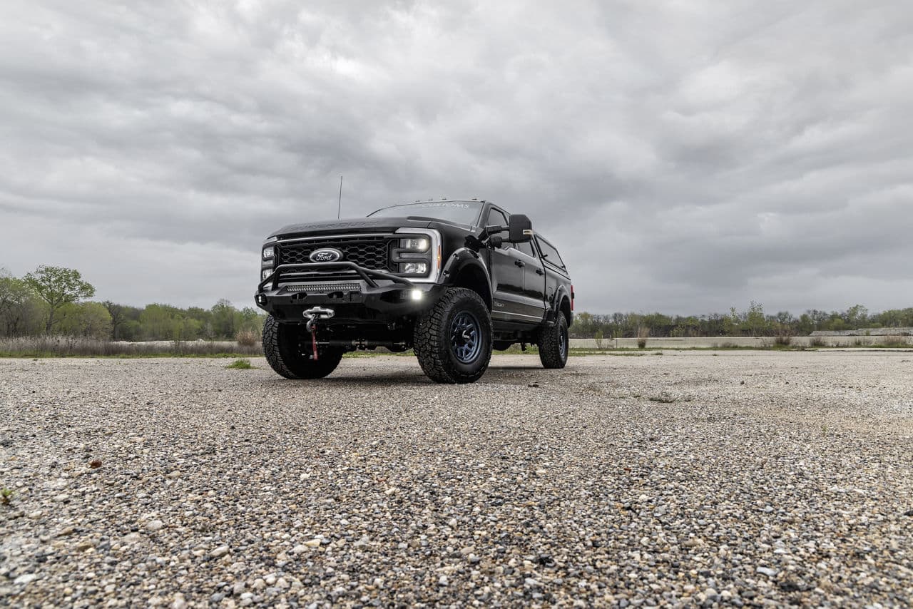 Detail view of 2024 Ford F250 Super Duty with wheels