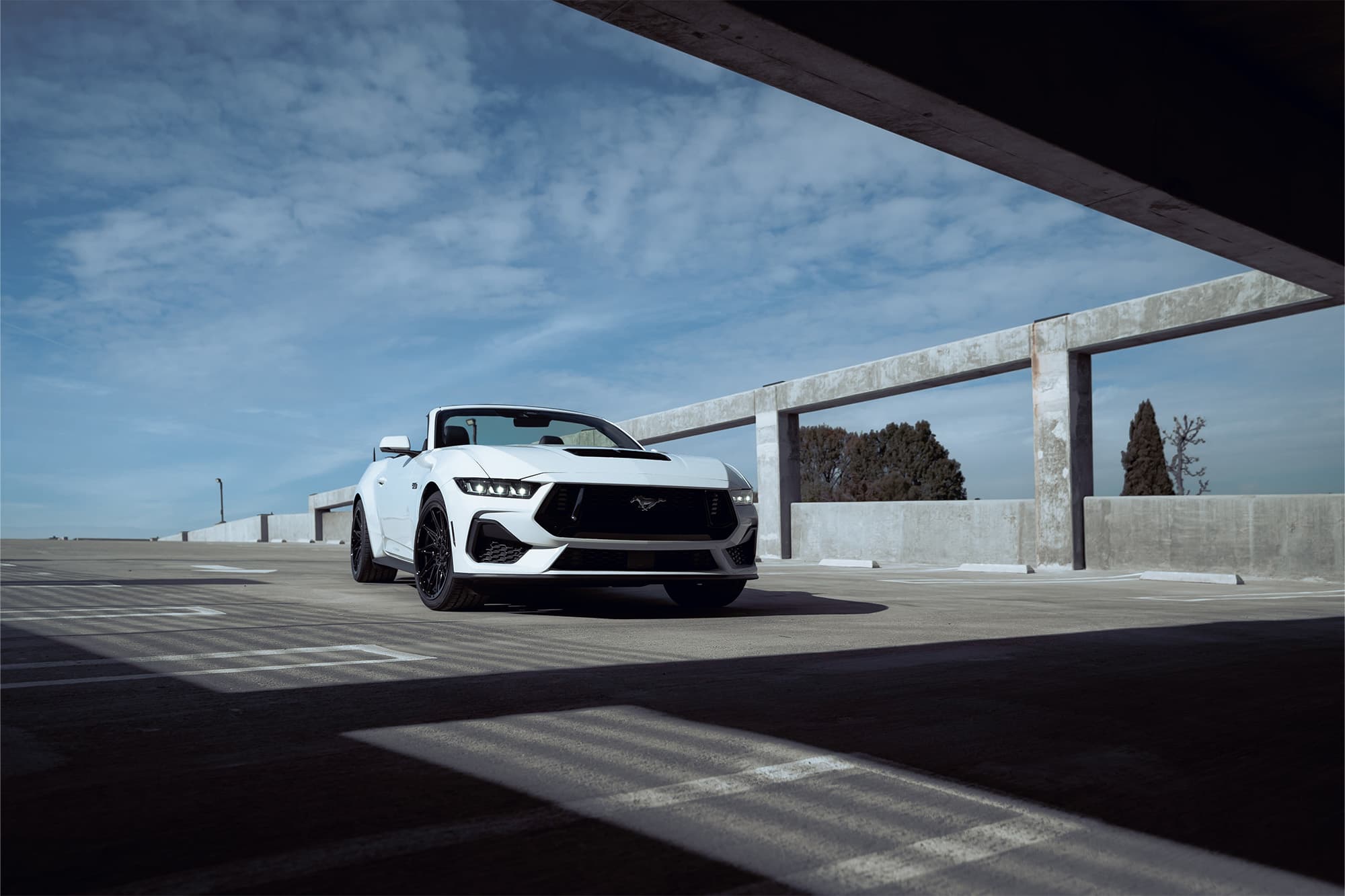 2024 Ford Mustang GT — wheels, interior