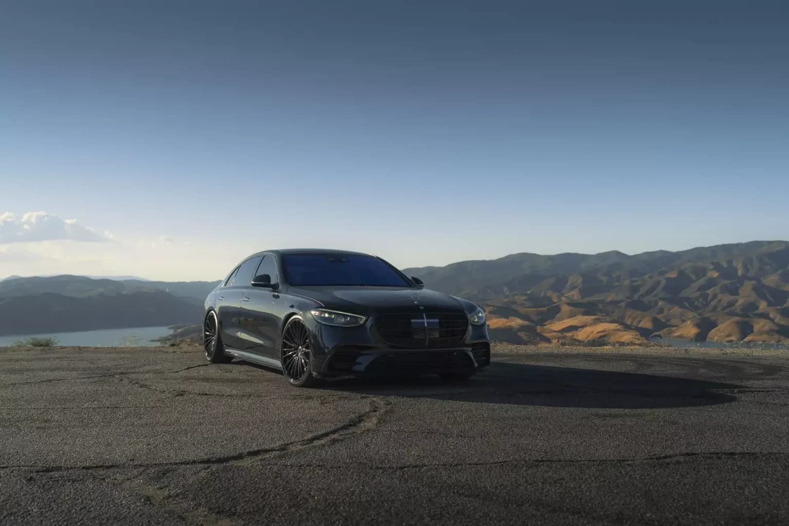 2024 Mercedes-Benz S-Class — car suspension, front view