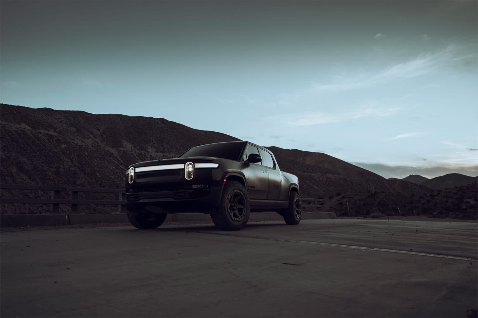 2024 Rivian R1T — custom build, front view