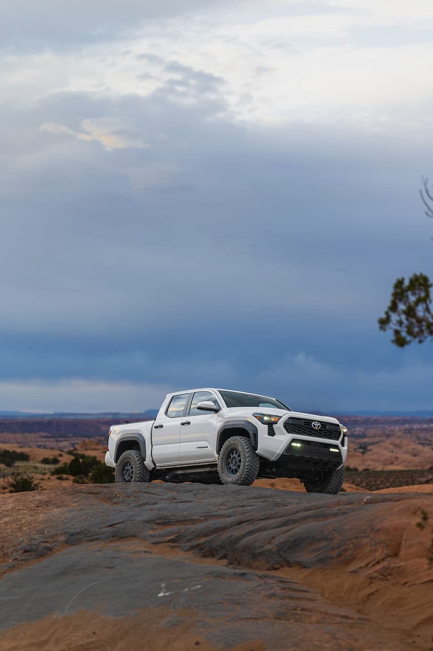 Detail view of 2024 Toyota Tacoma with wheels