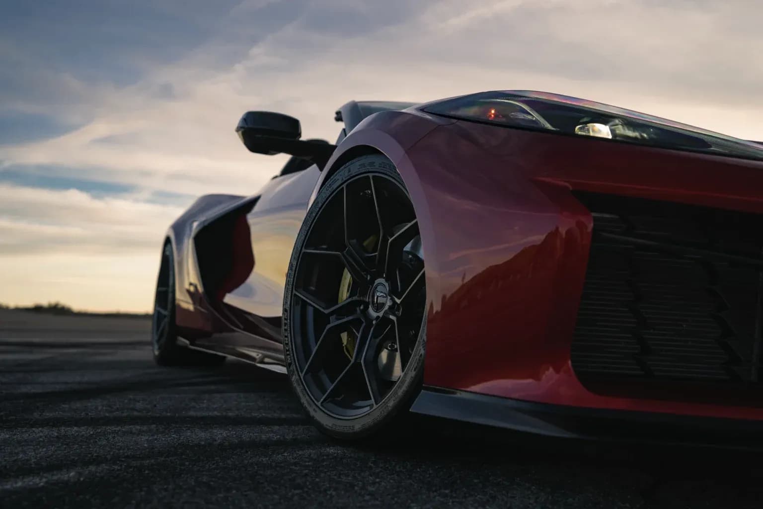 2025 Chevrolet Corvette Z06 — car suspension, front view