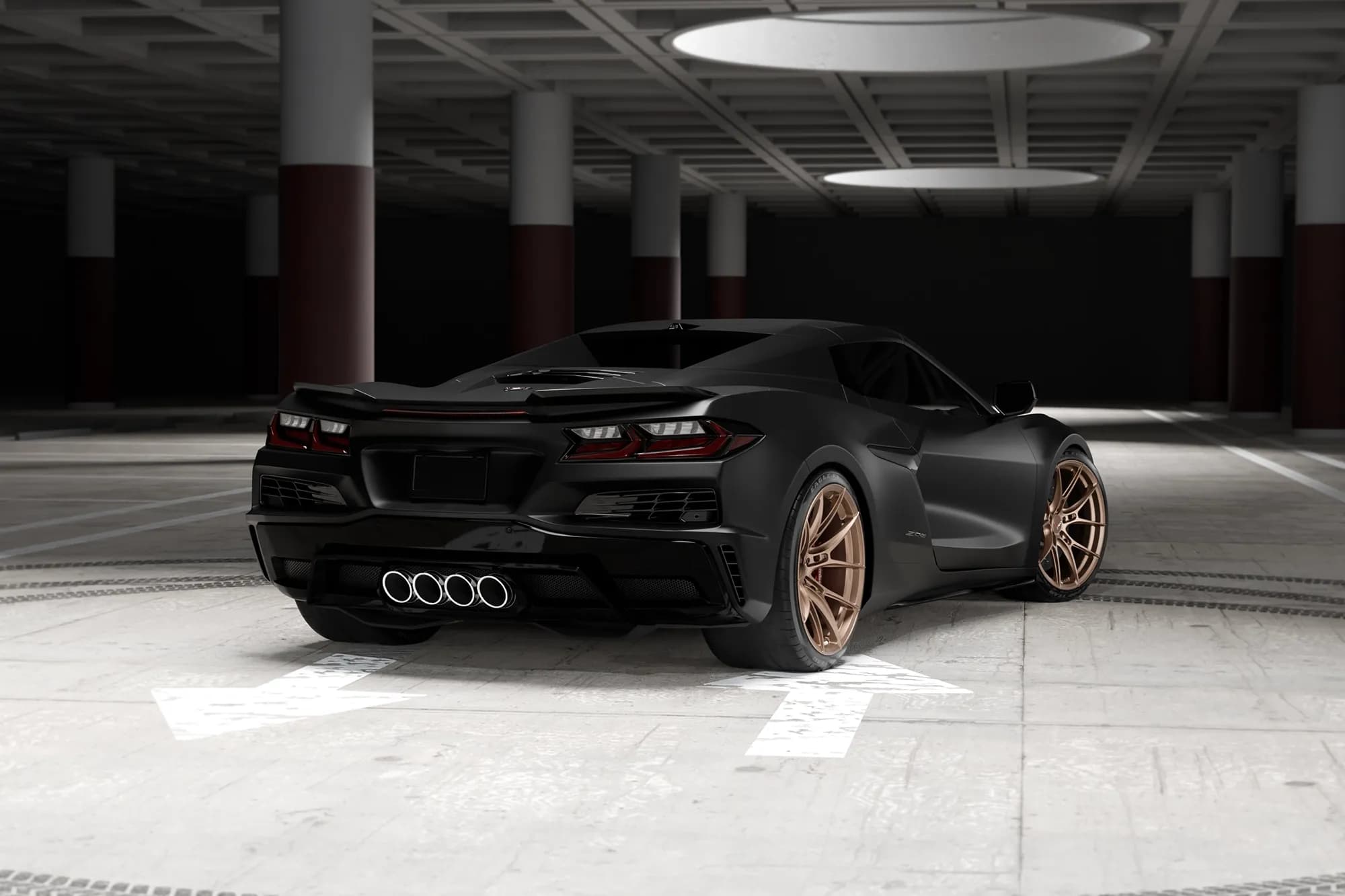 2025 Chevy Corvette C8 Z06 — wheels, side profile