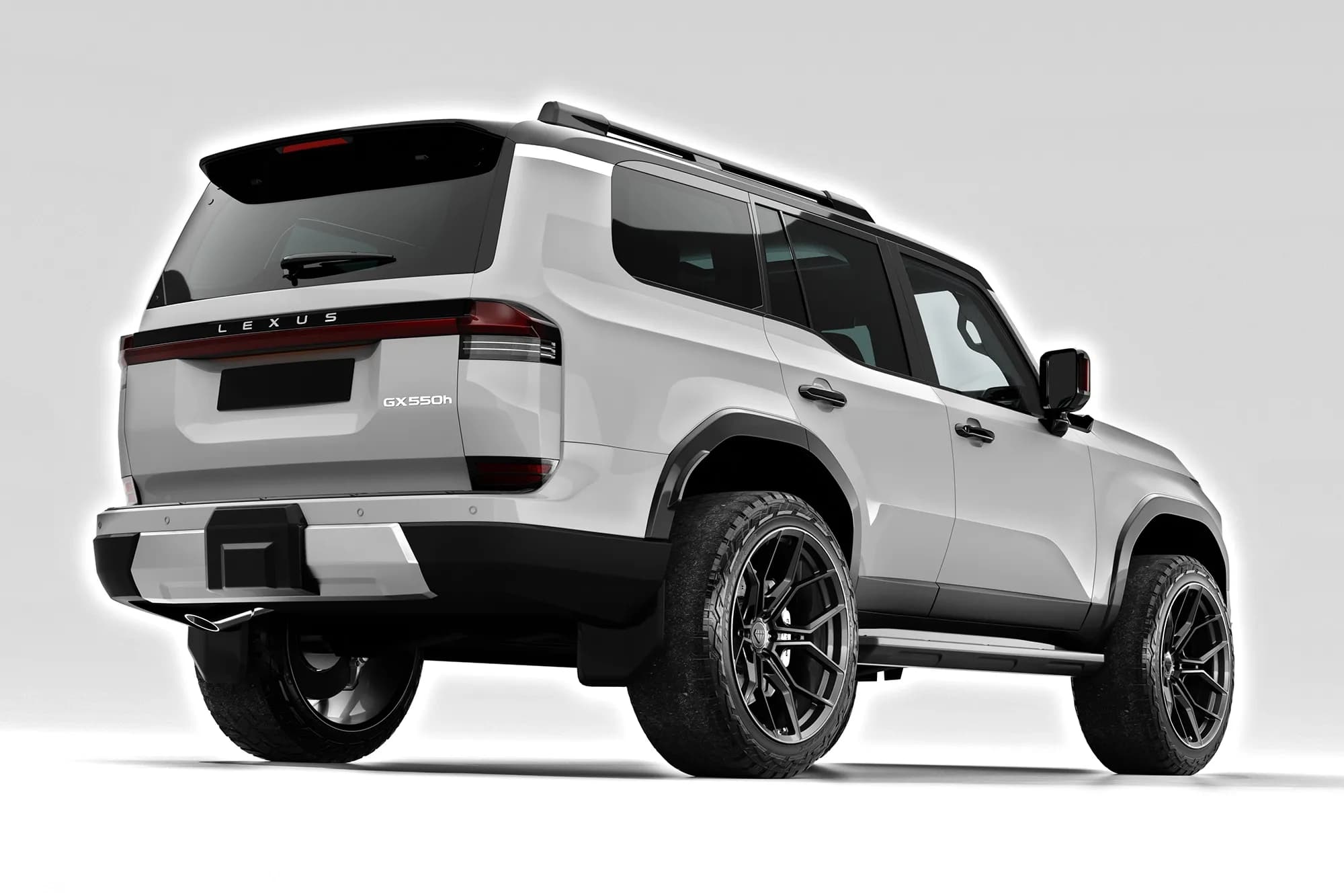 2025 Lexus GX550 — wheels, rear view
